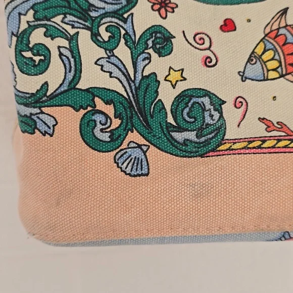 Brighton Mermaid Siren Song Canvas Tote - Picture 3 of 14